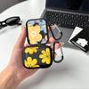 Сине-желтые цветы Чехол для Airpods Pro 1 2 4 3 Pro2 Pro3 Чехлы для наушников Обложка