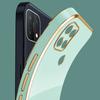 Для Realme C12 чехол Роскошный квадратный чехол для телефона Realme C25 Realme C25s C15 c12 Противоударный силиконовый чехол для задней панели c25 c12 Чехлы