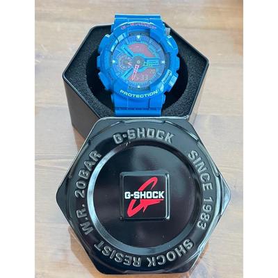 Б/у часы CASIO G-SHOCK GA-110HC Hyper Colors Синие