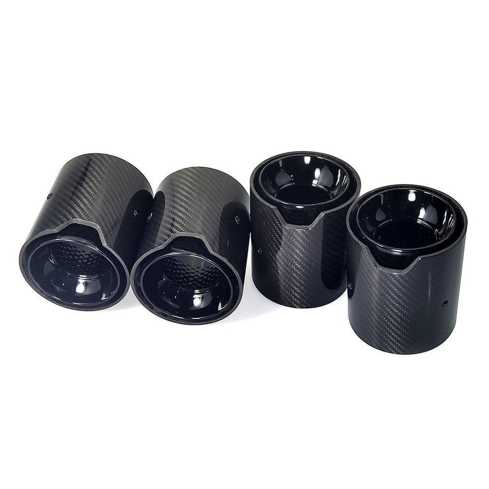 Carbon Fiber & Stainless Steel Muffler Exhaust Tailpipe for BMW M3 G80, M4 G82/G83