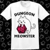 Dungeon Meowster Драконы Монстр DnD Пожалуй, я умру RPG Футболка Мем Подарок 862