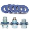 Automotive Replaceable Parts Engine Oil Pan Aluminium Sealing Gasket Threaded Oil Drain Plug Gasket Auto Accessories