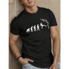 Мужская футболка с коротким рукавом европейского размера для лета от Climbing Evolution