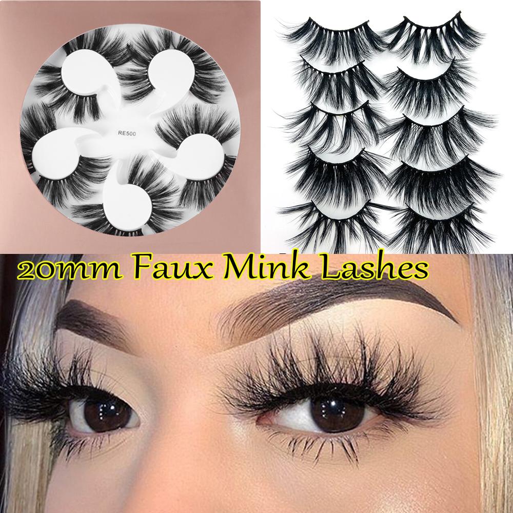 Cruelty-free Wispies Fluffies 3D Faux Mink Lash Thick Long False Eyelashes Eyelashes Extension