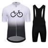 Мужской легкий дышащий комплект велоджерси с коротким рукавом, быстросохнущий, для активного отдыха, с нагрудником, спортивный костюм, рубашка CycMet для орн