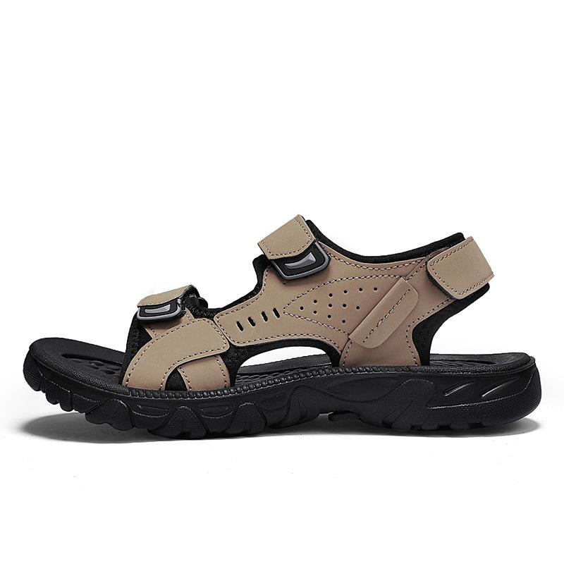 Sandals Men's 2025 Summer Explosion Wearing Teenagers Beach Sandals Non-slip Wear Trend Driving Outdoor Men's Shoes
