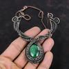 Cuprite Chrysocolla Necklace Copper Wire Wrapped Handmade Necklace Copper Jewelry Necklace For Her Wire Wrap Gemstone Jewelry Gifts For Wife