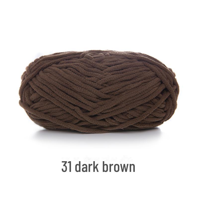 Snowball Mengzaizi DIY Wool Crochet Kit: Knitted Blanket, Scarf, Doll, Slippers