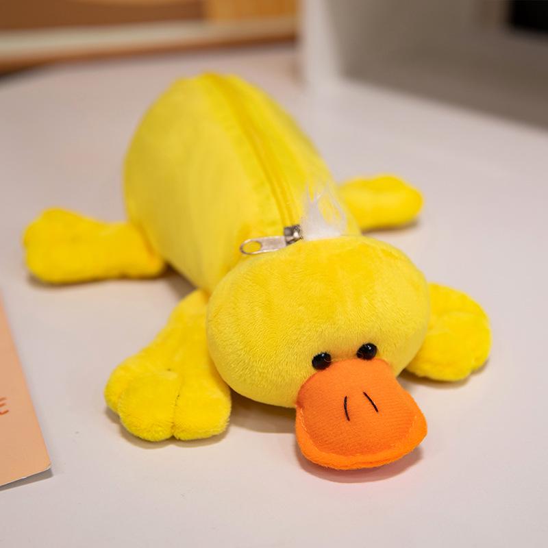 Cute Capybara Plush Pencil Case - High-Value Stationery Storage Bag for Students and Office Use