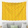 Classic Red And Yellow Polka Dot Pattern Tapestry Decor Art Aesthetic Tapestries for Living Room Home Wall Cloth Wall Hanging