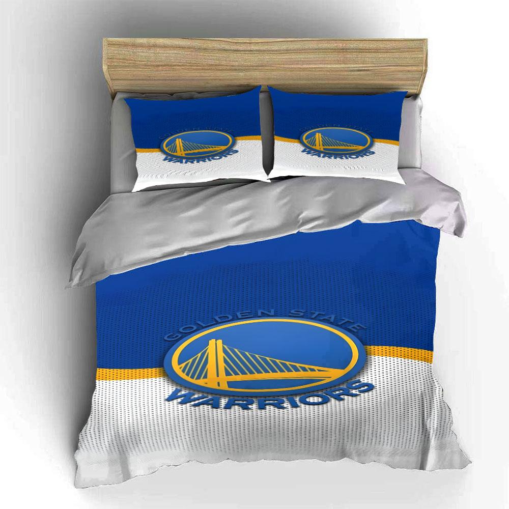 Golden State Warriors logo. Bedding sets Duvet cover sets Duvet covers Pillowcases(1*Duvet Cover 2*Pillowcases without duvet insert)
