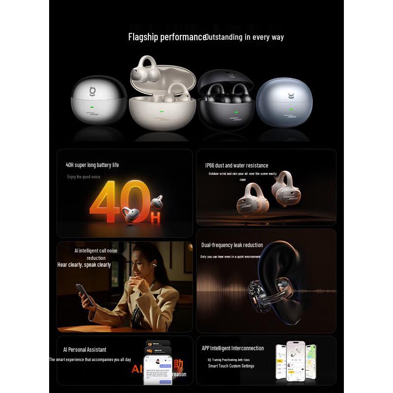 BASEUS Inspire XC1 Open-Ear Clip Wireless Headphones