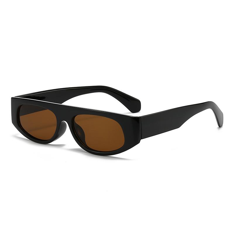 Exquisite Oval Sunglasses Women Men High Quality Luxury Shades Leisure Commute Sun Glasses Lady Man UV400 Protective Glasses