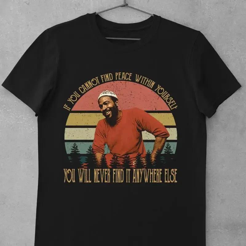 Marvin Gayes Tribute T Shirt Black All Size