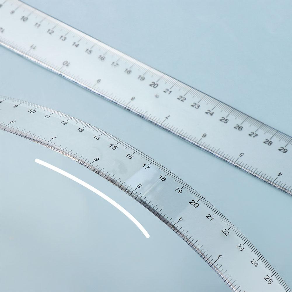 Plastic Straight Ruler Multifunction Drawing Ruler Drawing Tool Measuring Ruler School