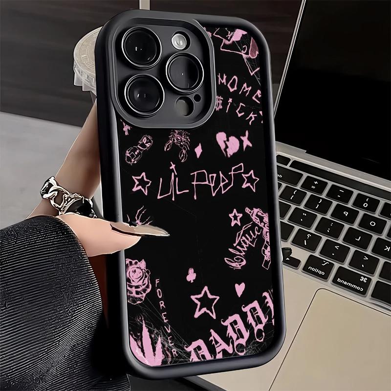 Чехол для телефона iPhone 17 Air 16E 15 16 Pro Max Lil Peep Hellboy Love Cover 14 Plus 13 12 Mini Мягкий Силиконовый Fundas