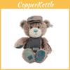 Vintage Plush Teddy Bear Toy With Camera Design Perfect For Photographers And Basketball Fans