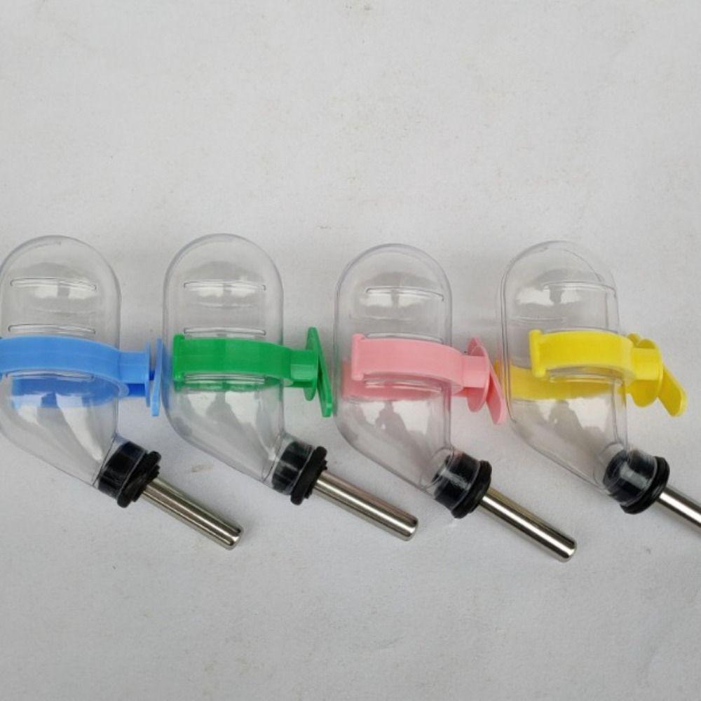 Stainless Steel Head Hamster Water Dispenser Plastic Pet Drinking Dogs Rabbit Hamster