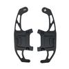 leihuo Extension Paddle Shift Cover for Golf MK7 GTI R R-line Scirocco Passat 2014-2019 (Black)