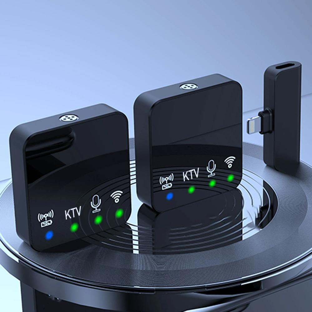 Type-C Wireless Lavalier Microphone Mini Mic Wireless Noise Canceling Mic  Outdoor