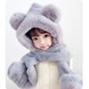 Детские шапки, шарфы, универсальные шапки, осенние и зимние модели, милые и милые для мальчиков и девочек, плюшевые наушники, теплые детские шапки-пуловеры.