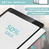Thyle 3 Pcs Business Retail Hanging Sign Holder 8.3 x 11.7 Inch Plastic Advertising Signage Sign Holder Craftsman's Stall Clear Poster for Store