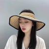 2025 Новая женская солнцезащитная шляпа с широкими полями, летняя складная кепка с защитой от ультрафиолета для пляжных путешествий