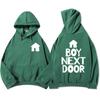 Уличная одежда унисекс Boys Band BOYNEXTDOOR Толстовки с капюшоном корейская мода Sudaderas Hombre Графический принт Толстовка Зимний топ
