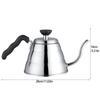 Gooseneck Shaped Gooseneck Kettle 1L Capacity Stainless Steel Kettle  Pour Over Coffee