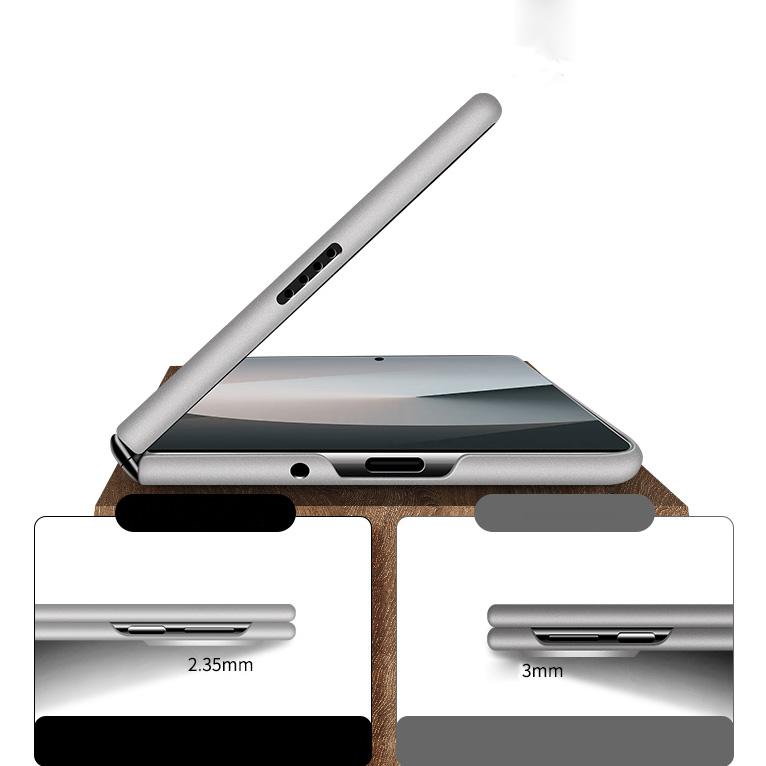 Роскошный магнитный тонкий складной чехол из 2 предметов для Samsung Galaxy Z Fold 6 Fold 5 Fold 4 Fold 3 однотонный жесткий ПК ударопрочный чехол для телефона с беспроводной зарядкой