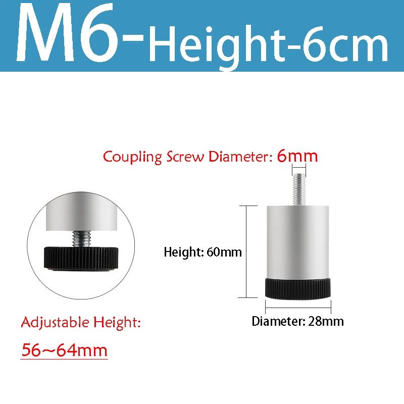 M6 M8 M10 Adjustable Furniture Leg Aluminum Alloy Table Legs For TV Cabinet/Wardrobe/Raised Refrigerator/Washing Machine Feet