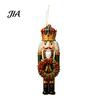 Vintage Soldier Figurine Christmas Nutcracker Ornament, Wooden Hanging Decoration, 2D Flat Xmas Reusable Tree Pendants Pendant for Tree, Holiday Party