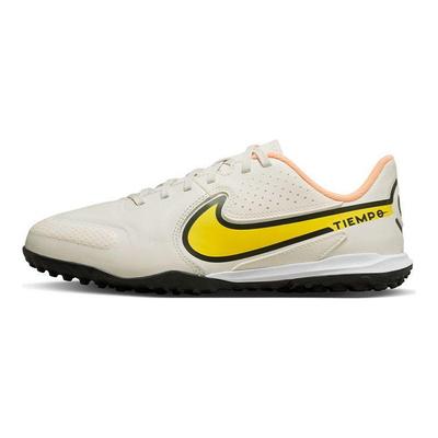 Tiempo Legend 9 Academy TF Круглый носок Шнуровка Нескользящие Прочные Низкие Футбольные бутсы Детские кроссовки Серый Желтый DA1328-002