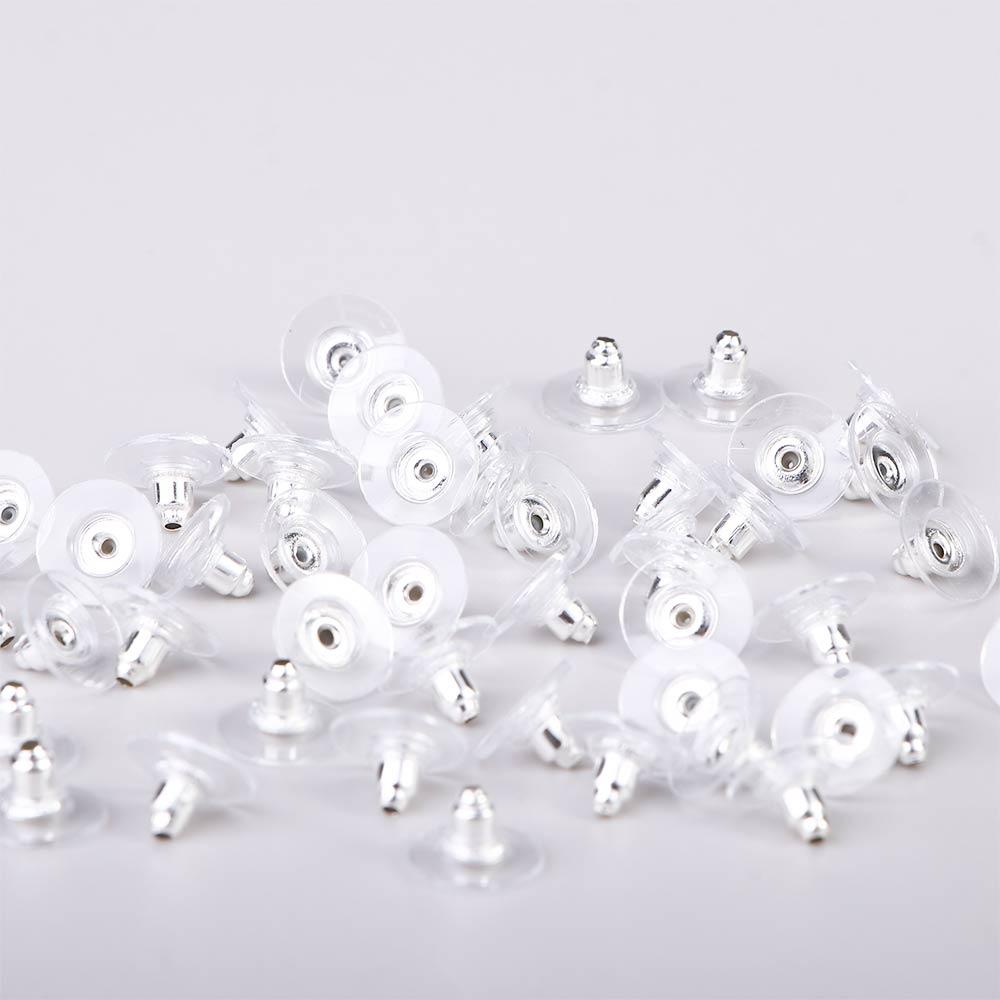 Выводы Прозрачные Аксессуары Модные Подушечки для Серег Заглушки для Задней Части Серег Заглушки для Задней Части Серег-Гвоздиков