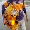 Шлем для подводного плавания 45,72 см Mark V Deep Diving дайверский шлем Sea Nautical Декоративный подарочный