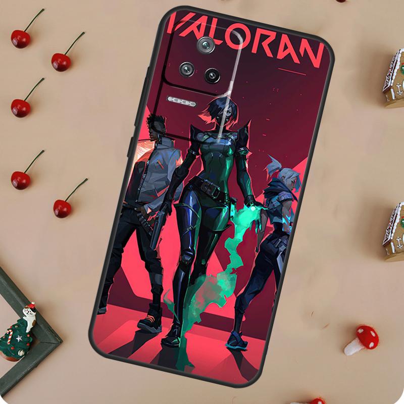 Valorant Game Case For Xiaomi 17 Pro Max 15 14 Ultra 13T 14T 15T Pro POCO F8 F7 F5 F6 X3 X5 X6 X7 Pro Cover