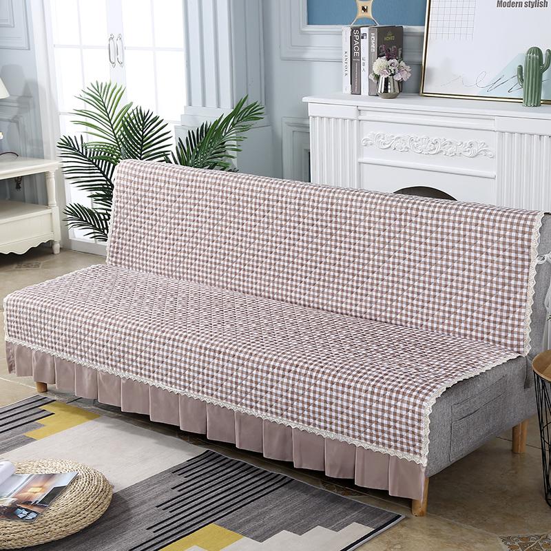 Universal Stretch Sofa Bed Cover Couch Covers Armless Sofa Cover Washable Elastic Folding Furniture Sofa Bed Covers