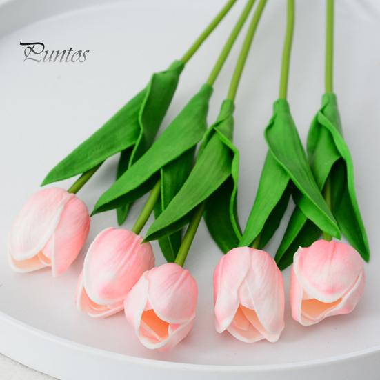 Искусственный тюльпан, реалистичный, многоразовый, красочный, поддельный цветок, свадебная вечеринка, домашний офис, центральный элемент стола, украшение из искусственных цветов