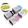1PC Mini Four-Sided Grater Stainless Steel Planer Multifunctional Peel Cutter Fruit Ginger Garlic Grater Cooking Kitchen Gadget