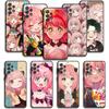 Чехол для Samsung Galaxy A14 A73 A53 A71 A51 A31 A33 A22 A12 A21s A13 A32 A52s A72 A52 A23 Spy X Family Pink Smile Anya Damian