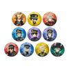 Katekyo Hitman Reborn Оригинальная иллюстрация Черная Военная Версия. Торговые значки-пины с блестками Коробка 10 шт.