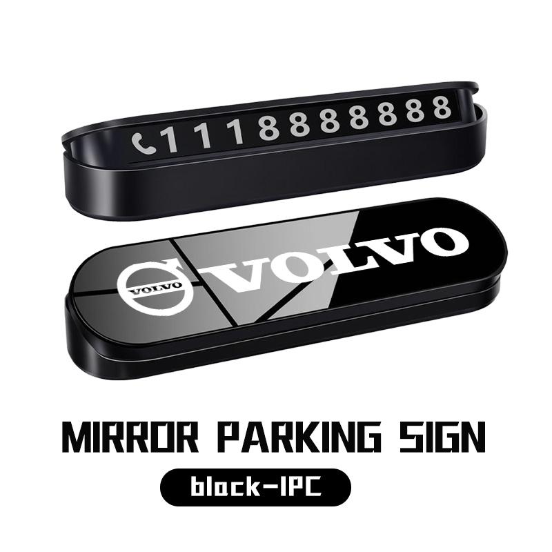 For Volvo Car Accessories Temporary Parking Card Night Glowing Sign To Stop V60 V50 V40 S80 S60 S90 C40 XC40 V70 XC70 XC60 XC90