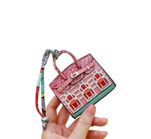 H Home New Mini Подвеска Маленький Дом Платиновая Сумка Креативная Милая Помада Сумка Наушники Charter Key Сумка