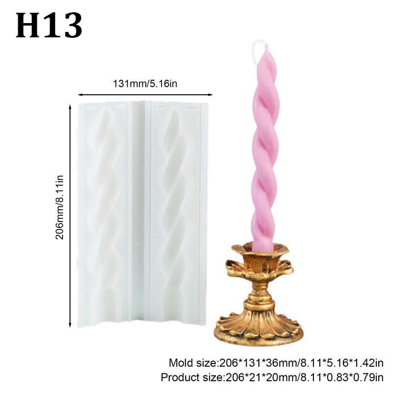 1 шт. спиральная коническая форма для свечей, коническая форма для изготовления свечей своими руками, силиконовая форма для свечей, форма для изготовления свечей, поворотная форма для свечей, силиконовая форма для свечей