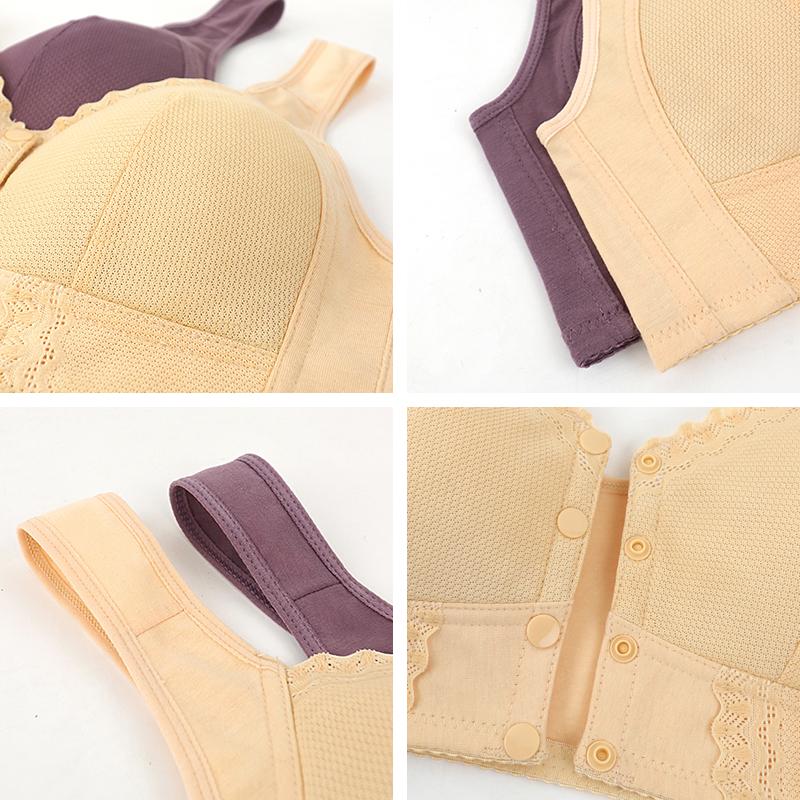 Front Closure Bra Sexy Bras Top Women Comfortabable Plus Size Underwear Seamless No Wire Bralette 36-58