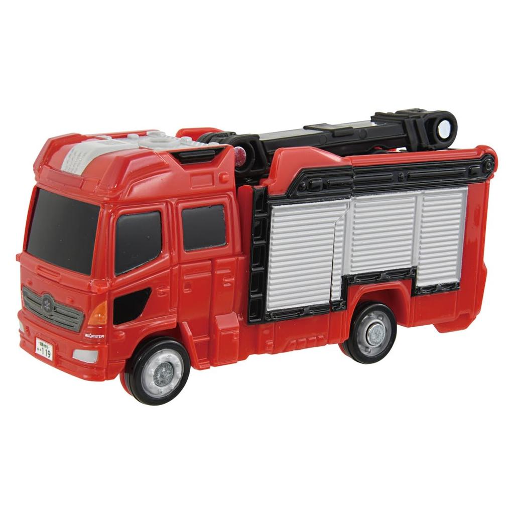 Takara Tomy Tomica Job Labor JB02 Fire Braver Morita Многоцелевой пожарный насос Автомобиль MVF