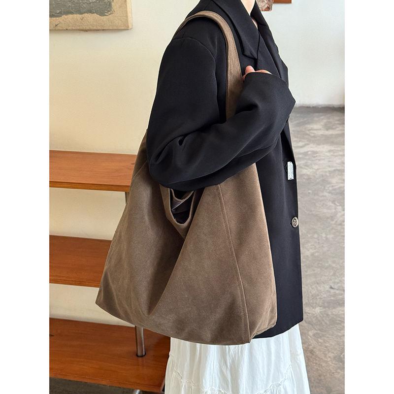 Корейская вельветовая сумка-тоут с леопардовым принтом: Женская осенне-зимняя сумка большой вместимости на плечо и подмышку для работы и поездок