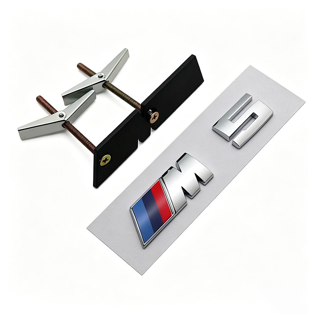 QXFA9 1Pcs M Logo 3D ABS Car Styling Front Grille Badge Emblem Accessory For BMW M M2 M3 M4 M5 M6 G80 G06 G07 G42 G14 G15 G16 F82 F20