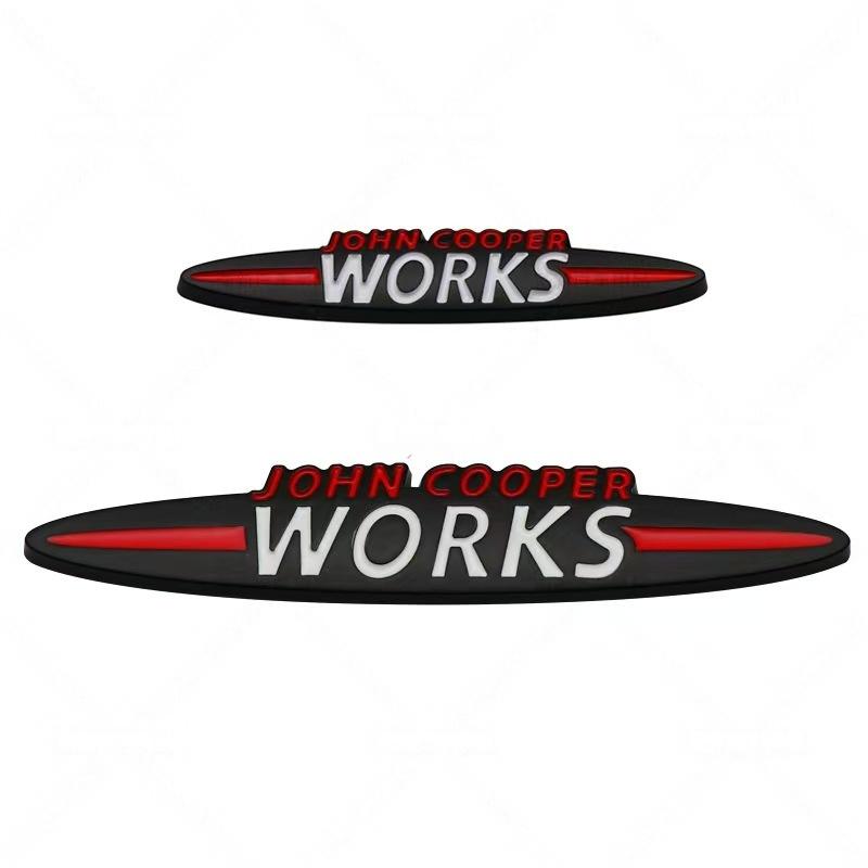 Металлические наклейки-эмблемы JCW John Cooper Works Наклейка на крыло автомобиля, задний багажник