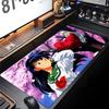 Игровой коврик для мыши Inuyasha с блокирующим краем, большой, для компьютера, геймера, большой, кавайный, резиновый, арт-коврик для мыши, коврик для стола ноутбука